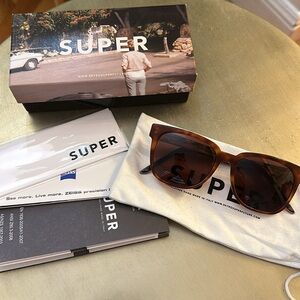 RetroSuperFuture 943 People Remember Resort Size 53mm Sunglasses Made in Italy